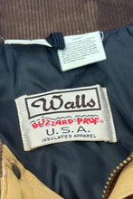 Load image into Gallery viewer, 1990’S WALLS BLIZZARD PRUF®️ MADE IN USA THRASHED &amp; FADED 12/8 CROPPED CORDUROY COLLAR DUCK CANVAS WORKWEAR JACKET LARGE
