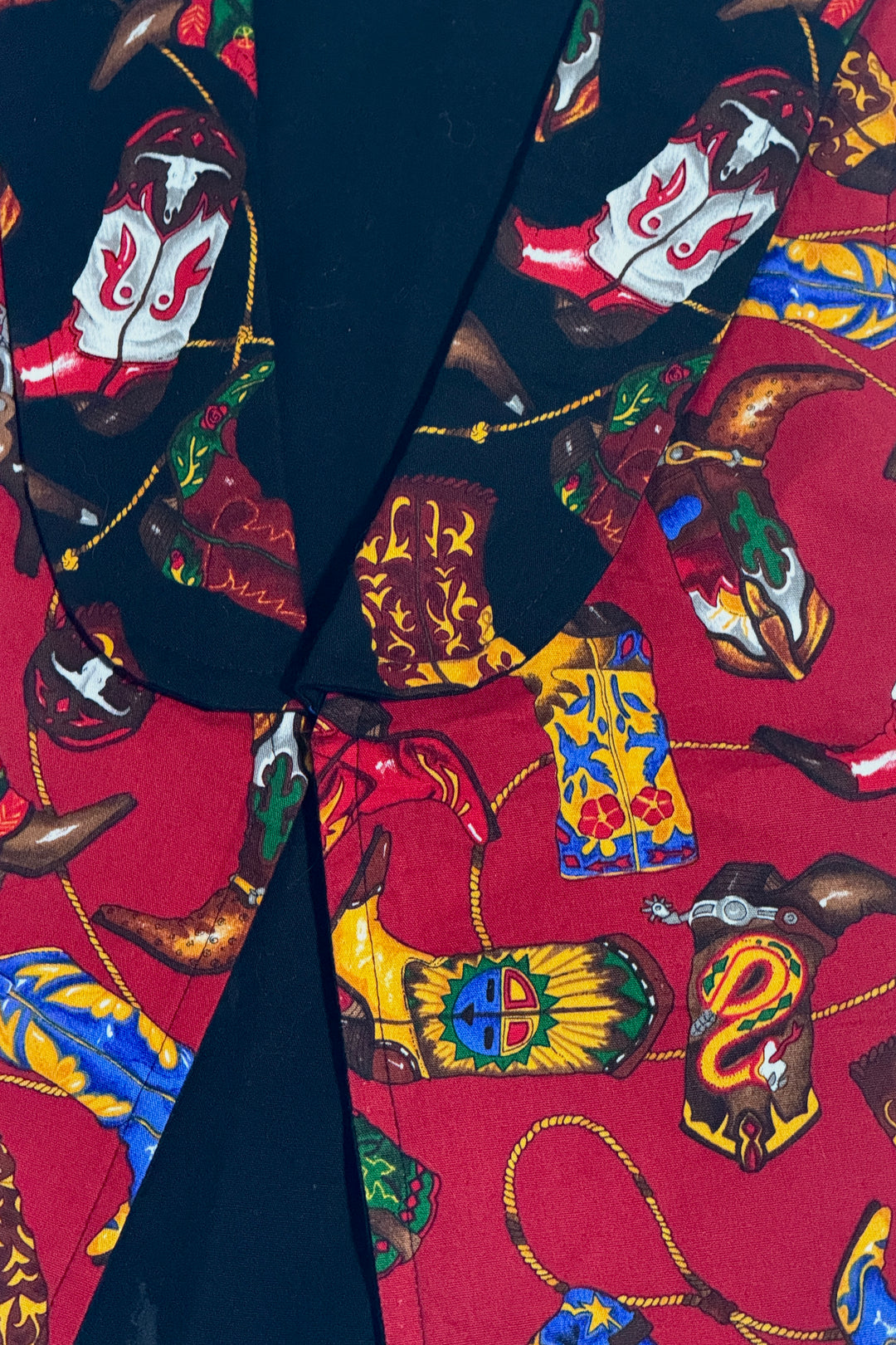 1990’S COWBOY BOOTS MADE IN USA WESTERN VEST MEDIUM