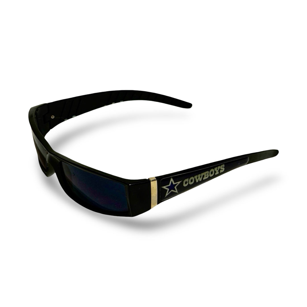 2000’S BOOTLEG COWBOYS BLACK WRAPAROUND FRAME WITH BLACK LENSE SUNGLASSES