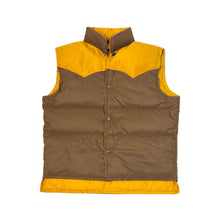 Cargar imagen en el visor de la galería, 1970’S PRIME NORTHERN GOOSE DOWN MADE IN USA CROPPED WESTERN VEST SMALL
