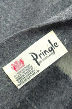 Cargar imagen en el visor de la galería, 1980’S PRINGLE MADE IN SCOTLAND CROPPED ARGYLE WOOL CARDIGAN SWEATER MEDIUM
