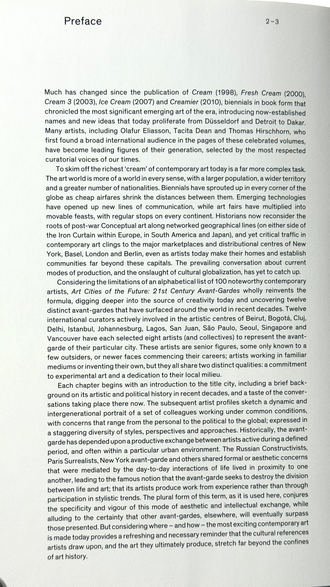 ART CITIES OF THE FUTURE: 21ST-CENTURY AVANT-GARDES BOOK