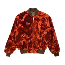 Load image into Gallery viewer, 1960’S KOREA SOUVENIR CROPPED CRUSH VELVET BOMBER JACKET LARGE
