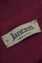 Cargar imagen en el visor de la galería, 1990’S DEADSTOCK JANTZEN MADE IN USA KNIT CARDIGAN SWEATER LARGE
