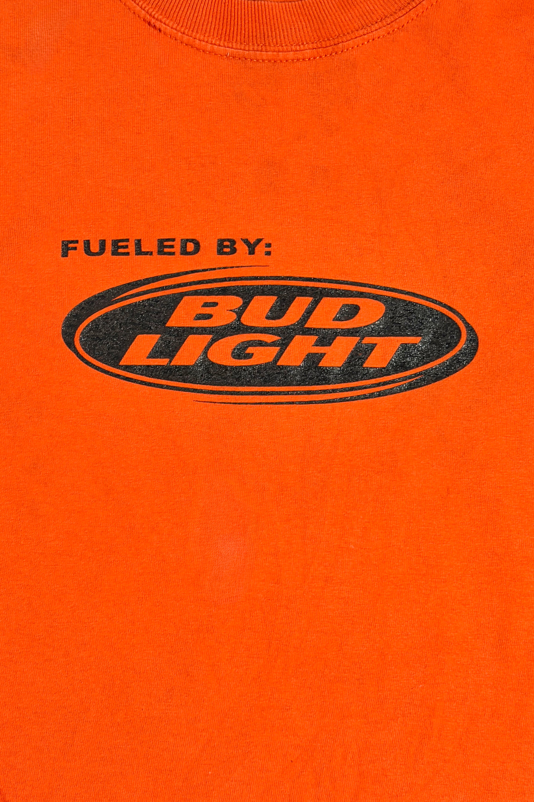 1990’S POWERED BY BUD LIGHT ORANGE L/S T-SHIRT LARGE