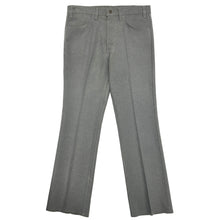 Load image into Gallery viewer, 1970’S LEVI’S 517 STAPREST MADE IN USA GREY BOOTCUT PANTS 30 X 30
