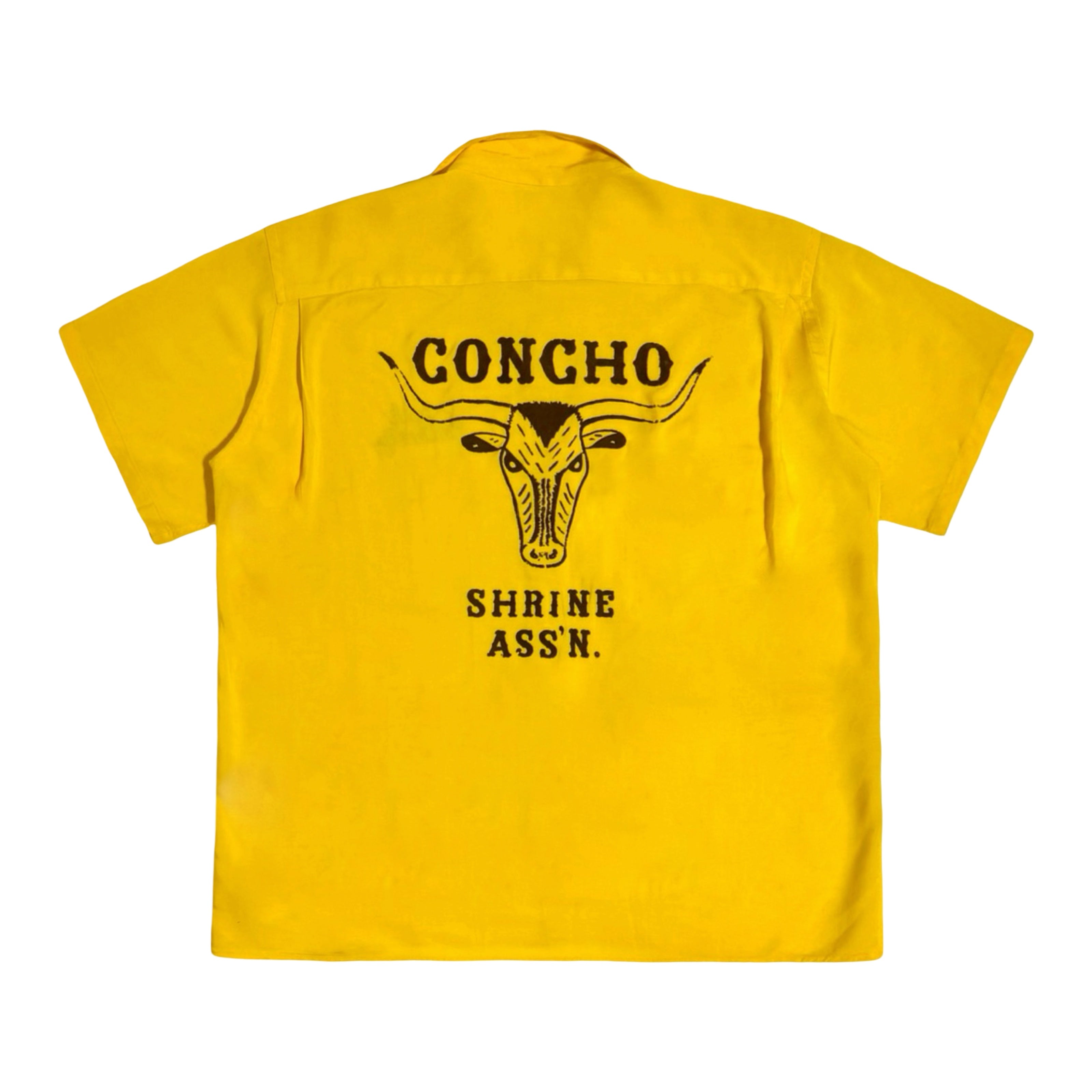 1950'S HILTON MADE IN USA CROPPED “CONCHO SHRINE ASS'N LONGHORN