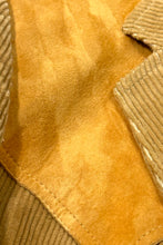 Load image into Gallery viewer, 1970’S BRAD WHITNEY MADE IN USA WESTERN SUEDE PATCHED CORDUROY SUIT JACKET BLAZER 42R
