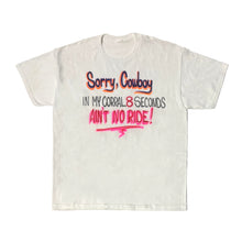 Load image into Gallery viewer, 1990’S SORRY COWBOY CUSTOM AIRBRUSHED T-SHIRT LARGE
