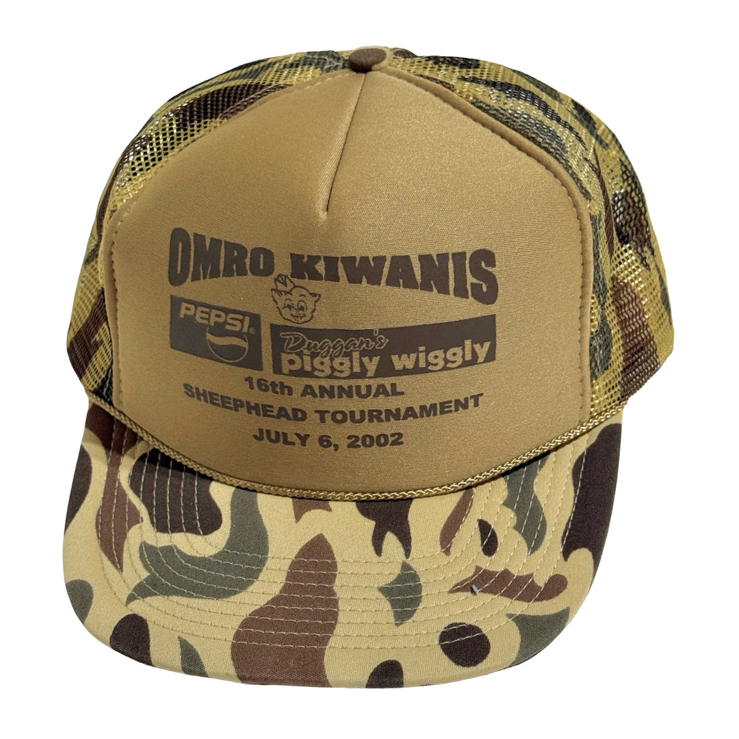 2000’S SHEEPHEAD DUCK CAMO FOAM & MESH TRUCKER HAT
