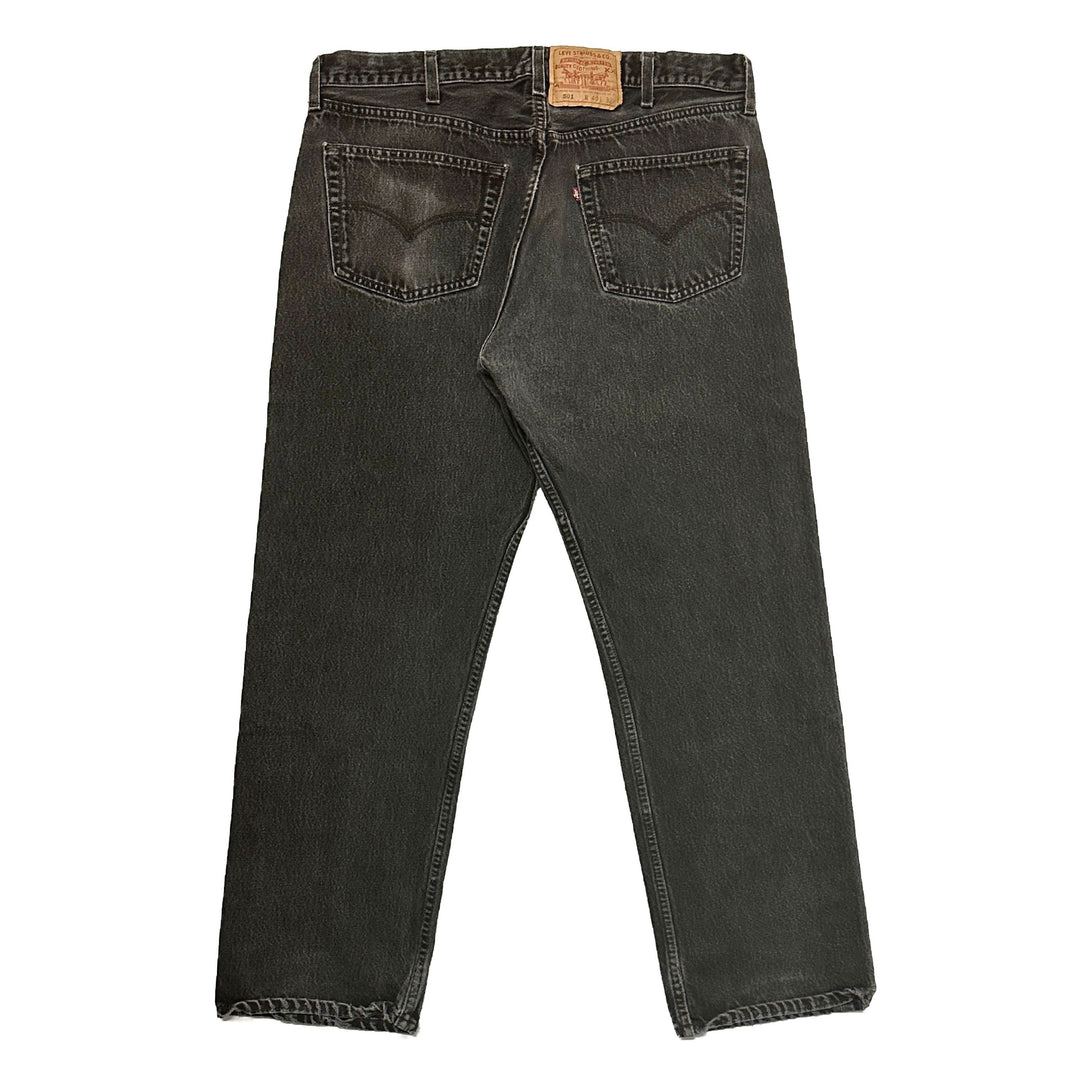 1980’S LEVI’S RED TAB BLACK 501 DENIM JEANS 38 X 30