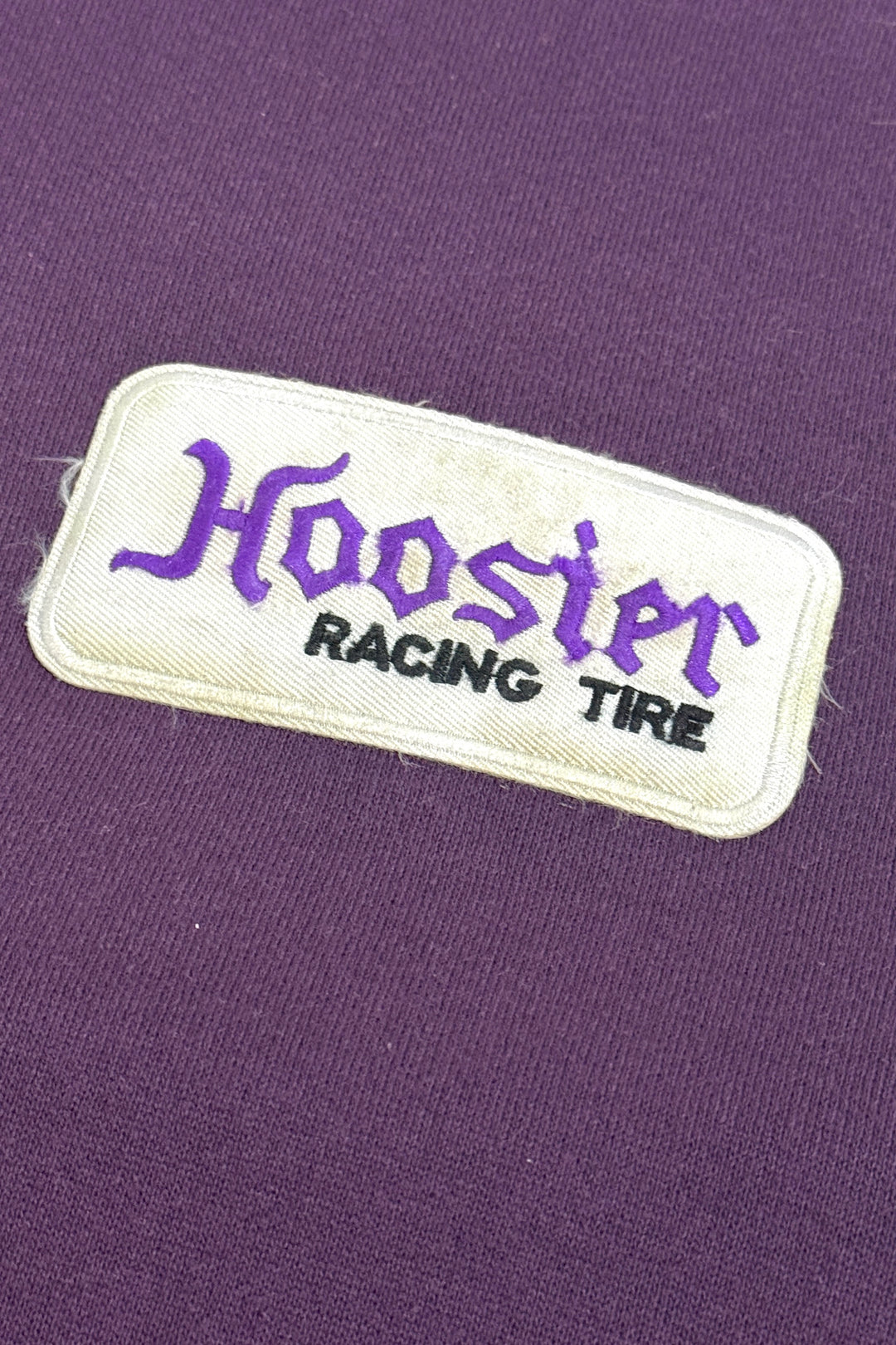 1990’S HOOSIER RACING MADE IN USA FADED PURPLE CREWNECK SWEATER X-LARGE