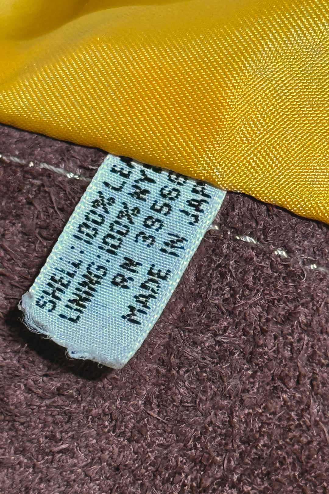 1960’S WESTERN MADE IN JAPAN ROUGH OUT SUEDE LEATHER TRUCKER JACKET LARGE