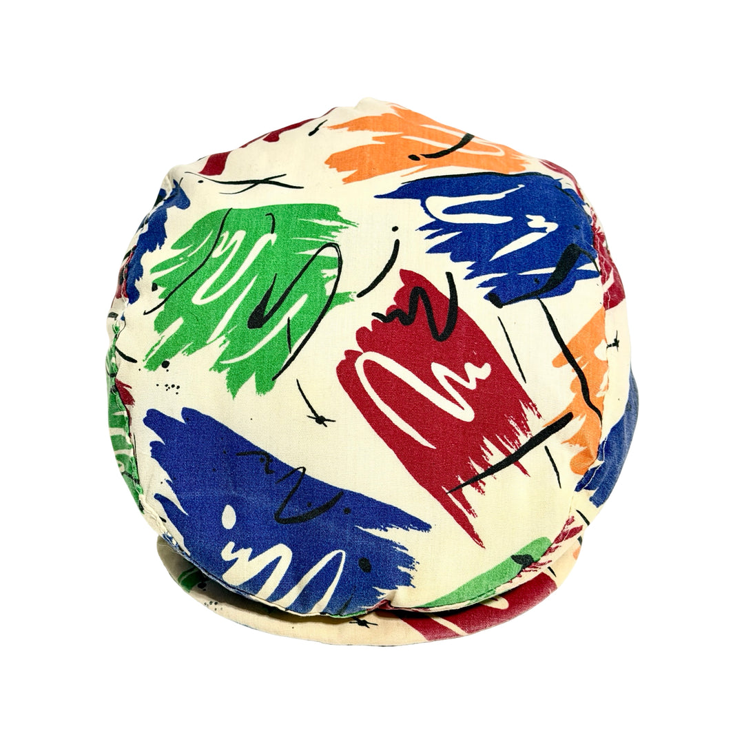 1980’S UNITED HATTERS UNION MADE IN USA ABSTRACT PRINT NEWSBOY HAT MEDIUM