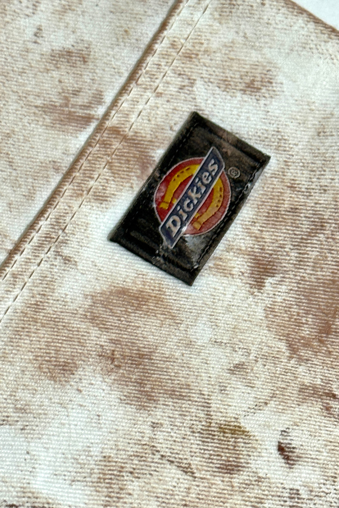 2000’S DICKIES PAINTED DOUBLE KNEE WORKWEAR PAINTER PANTS 36 X 32