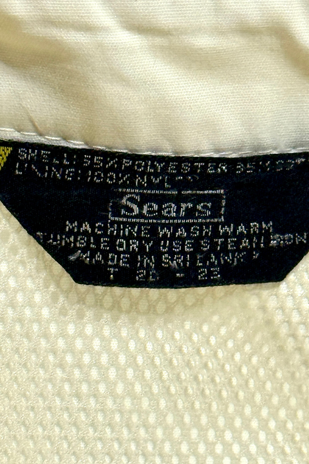 1970’S SEARS X ARNOLD PALMER CROPPED ZIP WINDBREAKER JACKET X-LARGE