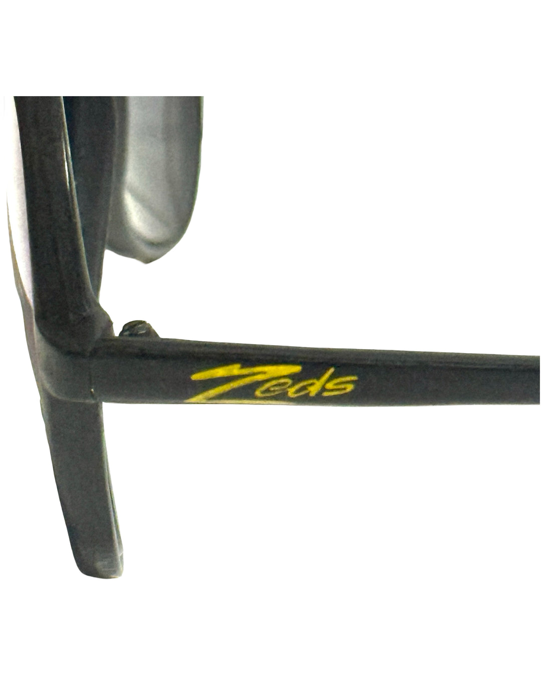 1970’S ZEDS BLACK FRAME BLUE SMOKE LENSES AVIATOR SUNGLASSES