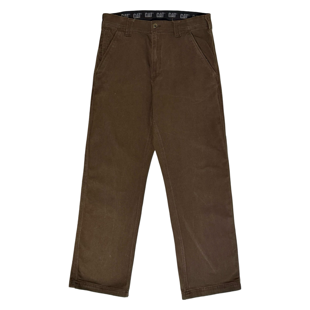 2000’S CAT CANVAS WORKWEAR CHINOS PANTS 34 X 32