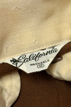 Load image into Gallery viewer, 1950’S CALIFORNIA MADE IN USA CROPPED SELVEDGE WESTERN L/S B.D. SHIRT MEDIUM
