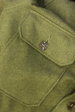 Load image into Gallery viewer, 1960’S US ARMY MADE IN USA CROPPED WOOL L/S SHIRT JACKET MEDIUM
