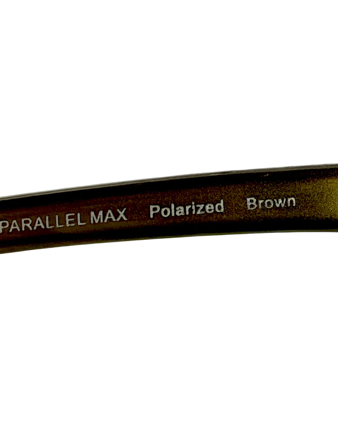 2000’S SMITH MADE IN FRANCE PARALLEL MAX POLARIZED BROWN TRANSLUCENT FRAME & LENS WRAPAROUND SUNGLASSES