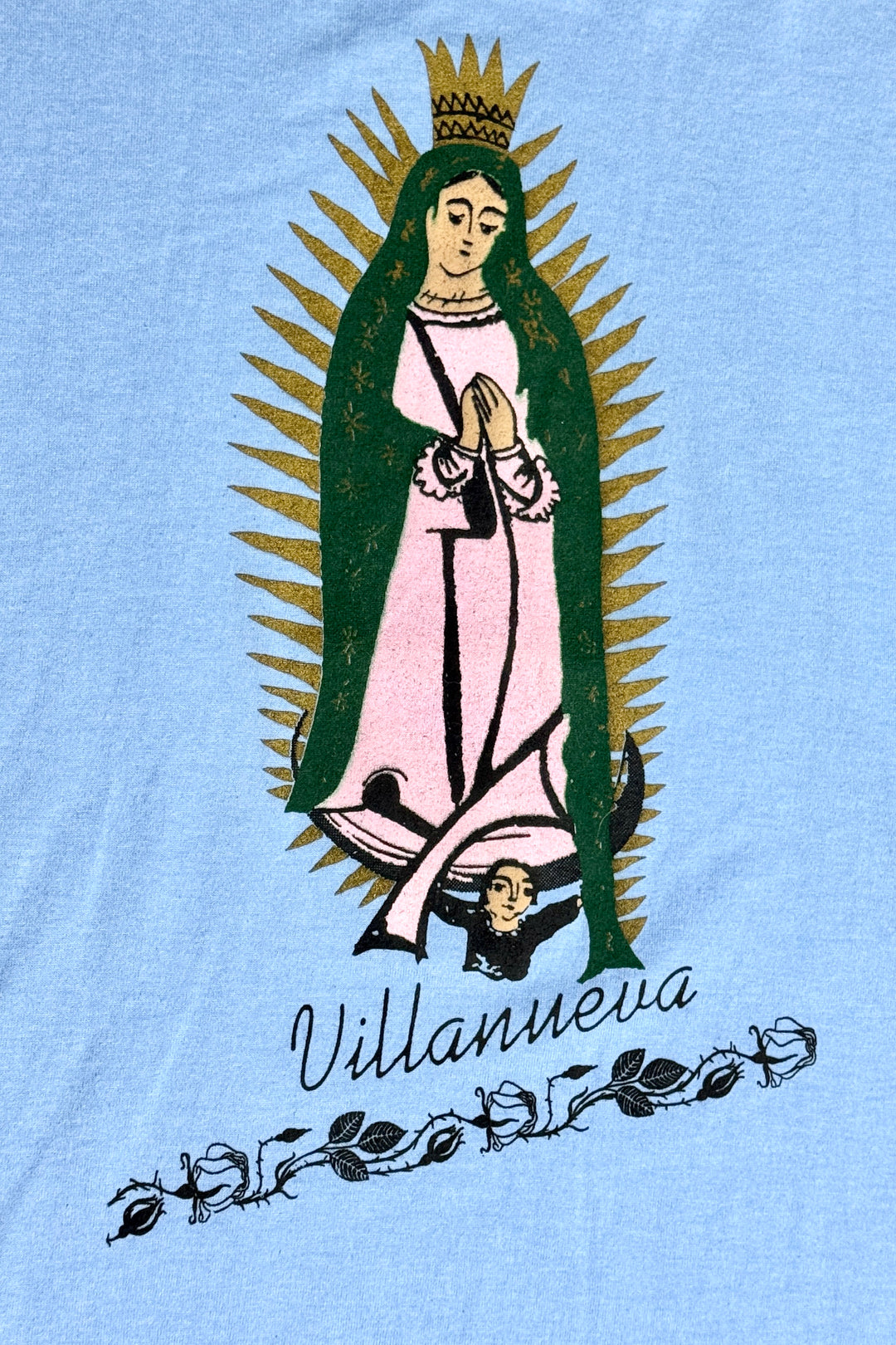 1980’S DEADSTOCK VILLANUEVA GUADALUPE SINGLE STITCH S/S T-SHIRT XXL