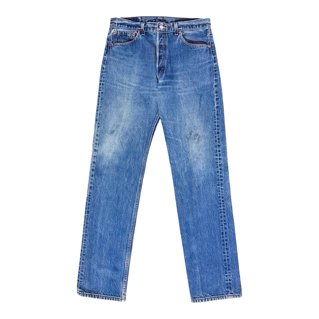 1990’S LEVI’S 501XX FADED LIGHT WASH DENIM JEANS 30 X 30