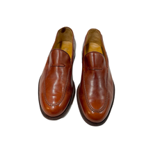 Load image into Gallery viewer, 1980’S LOPEZ TAIBO HANDMADE IN BRAZIL BROWN LEATHER LOAFER SHOES 11
