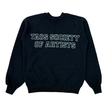 Load image into Gallery viewer, 1980’S TAOS ARTIST SOCIETY MADE IN USA CROPPED RAGLAN SLEEVE SWEATER MEDIUM
