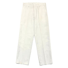 Load image into Gallery viewer, 1990’S DEADSTOCK DEE CEE MADE IN USA WHITE TWILL WORKWEAR PANTS 31 X 30
