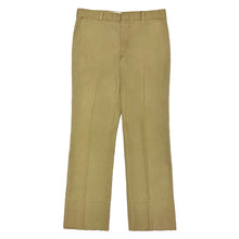 Load image into Gallery viewer, 1970’S THOMSON MADE IN USA FLAT FRONT KHAKI CHINO PANTS 34 X 32
