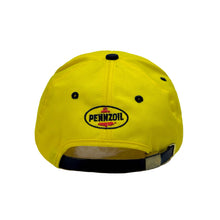 Load image into Gallery viewer, 1990’S PENNZOIL RACING MADE IN USA K PRODUCTS LEATHER STRAP HAT
