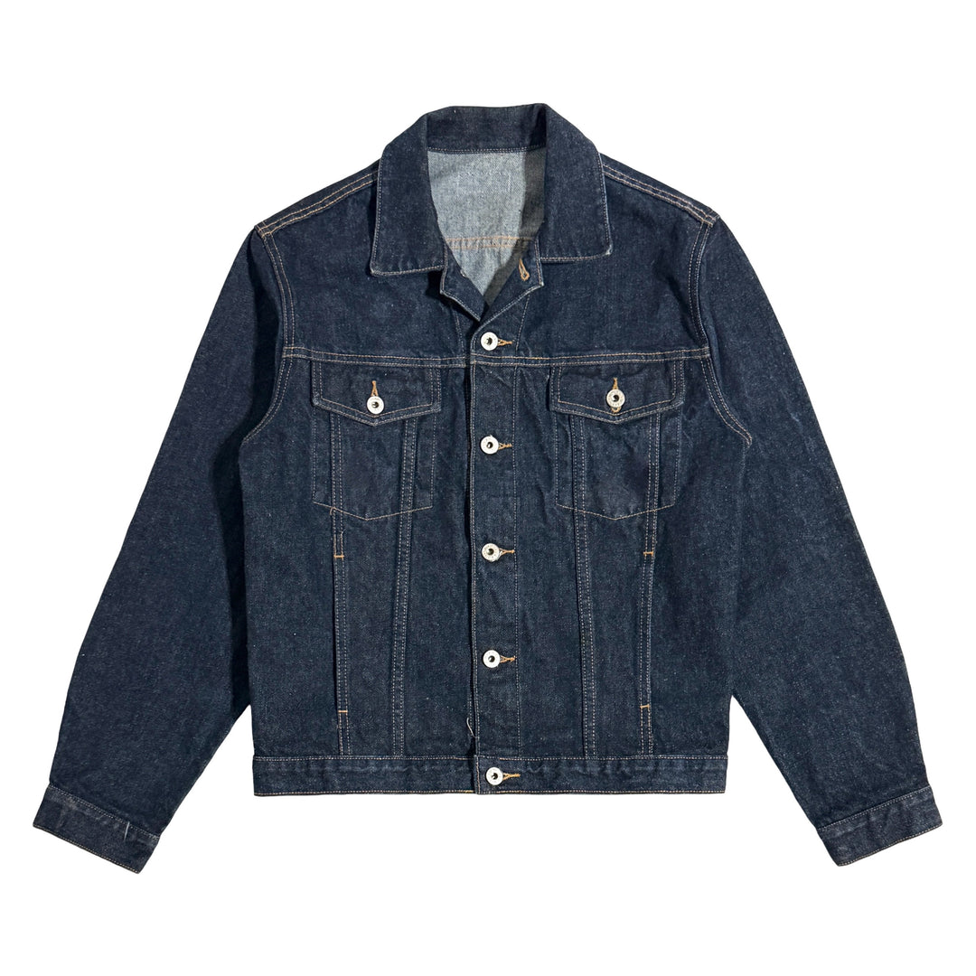 1990’S GUESS USA MADE IN USA ONE WASH TYPE 3 DENIM TRUCKER JACKET MEDIUM