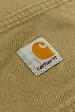 Load image into Gallery viewer, 1990’S CARHARTT KHAKI CANVAS CARPENTER WORKWEAR PANTS 36 X 30
