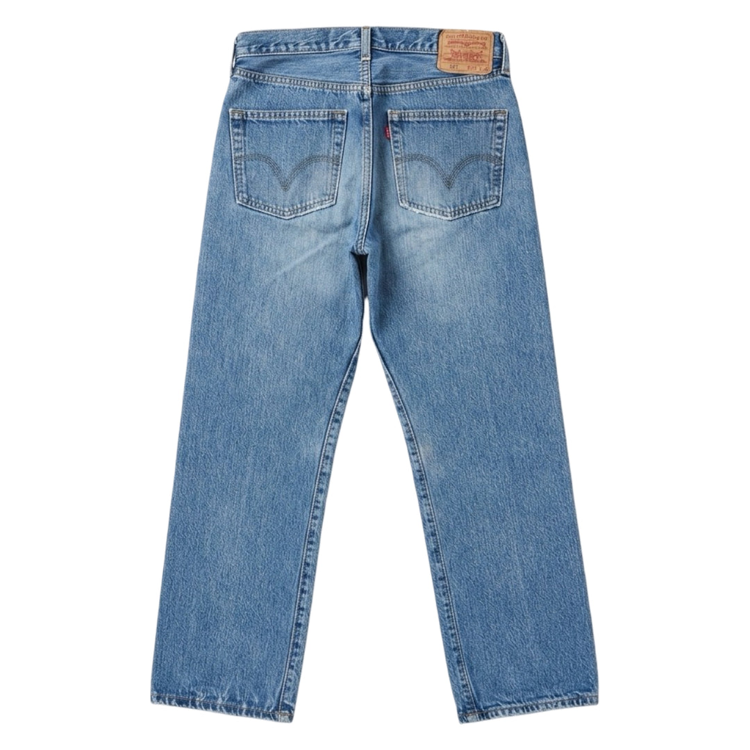 1990’S LEVI’S 501 PERFECT LIGHT WASH DENIM JEANS 32 X 30