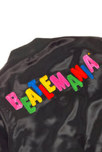 Load image into Gallery viewer, 1970’S BEATLESMANIA MADE IN USA CROPPED SATIN BOMBER JACKET LARGE
