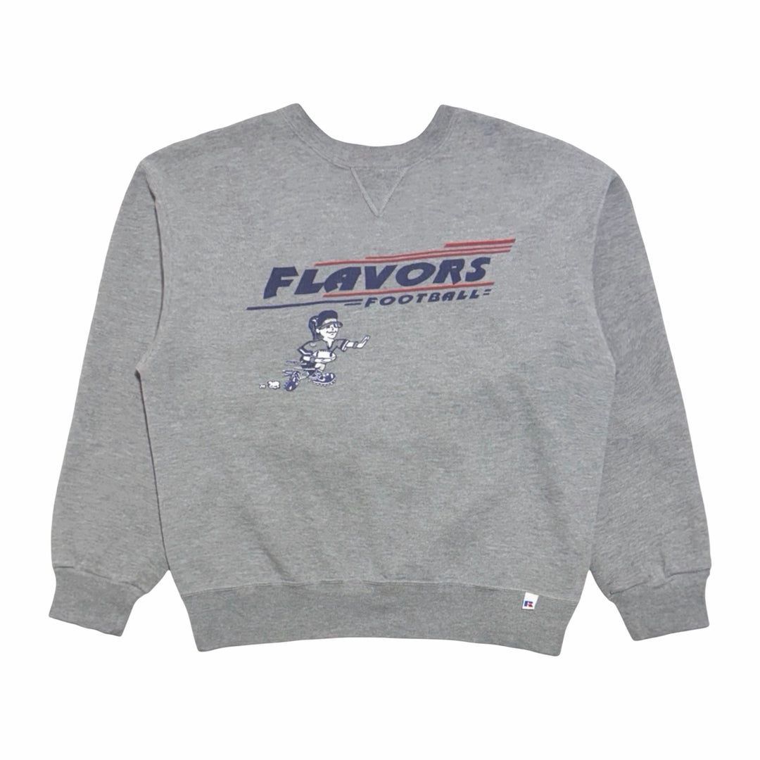 Russell Athletic Flavors Football gray sweatshirt front