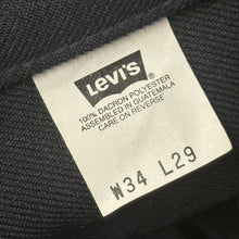 Cargar imagen en el visor de la galería, 1990’S LEVI’S 517 MADE IN USA NAVY WESTERN BOOTCUT PANTS 34 X 30
