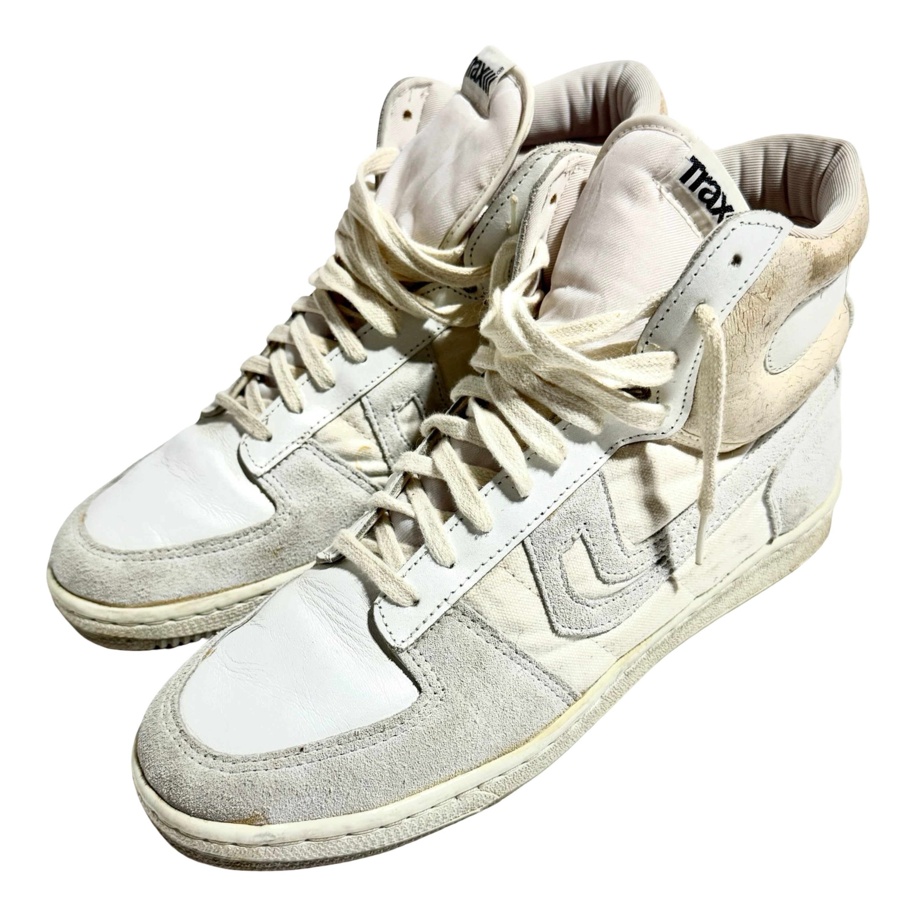 1980'S TRAX HIGH TOP LEATHER BASKETBALL SHOES 11 – Mask Santa Fe