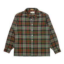 Load image into Gallery viewer, 1950’S MCGREGOR MADE IN USA “WILLIAM TELL” CROPPED LOOP COLLAR WOOL OLD LOCHABER TARTAN PLAID FLANNEL SHIRT LARGE
