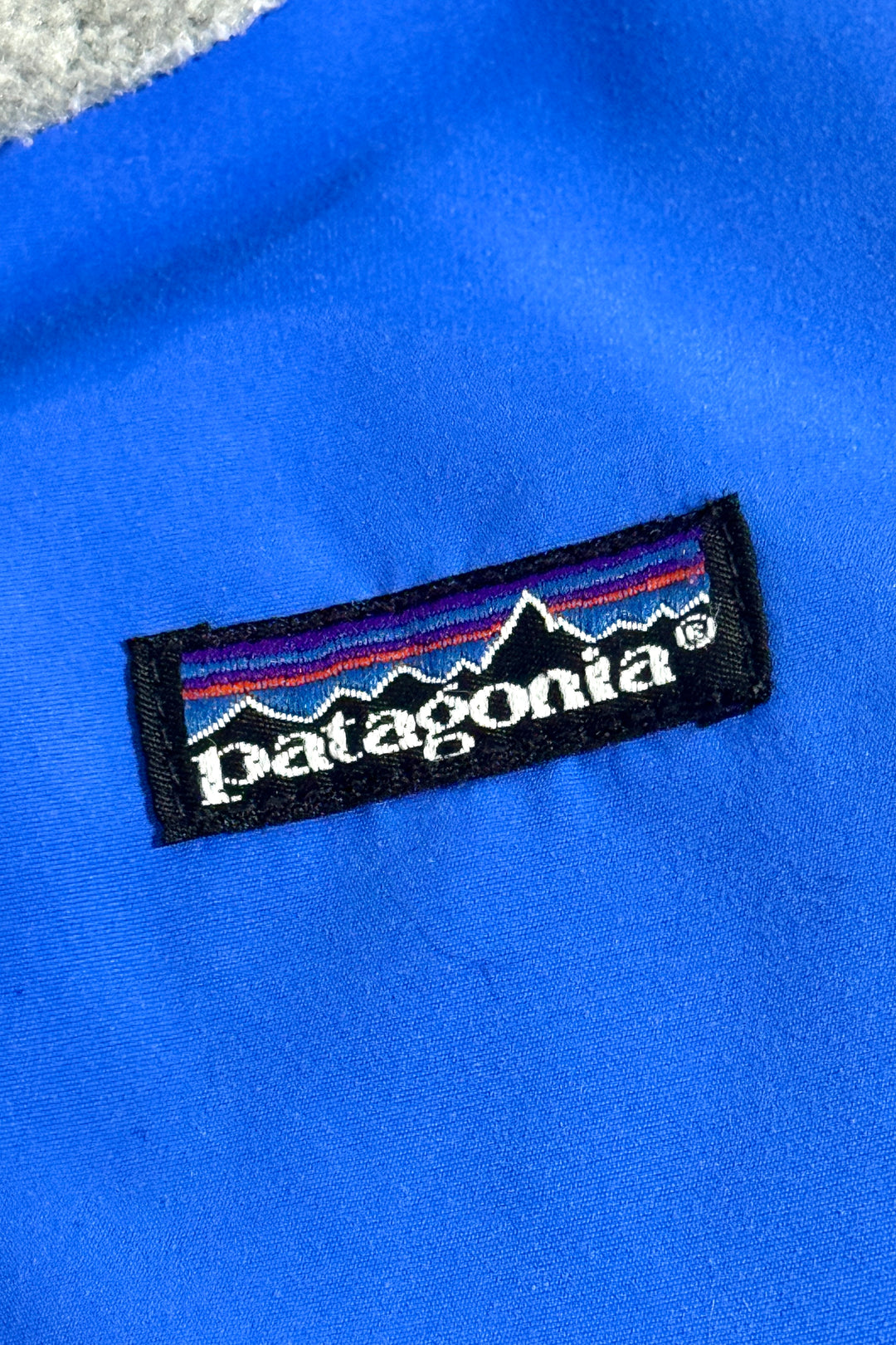 1990’S PATAGONIA MADE IN USA SHERPA LINED CROPPED WINDBREAKER JACKET SMALL