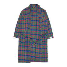 Load image into Gallery viewer, 1960’S PENNEY’S MADE IN USA IMPERIAL PLAID FLANNEL LOUNGE ROBE LARGE
