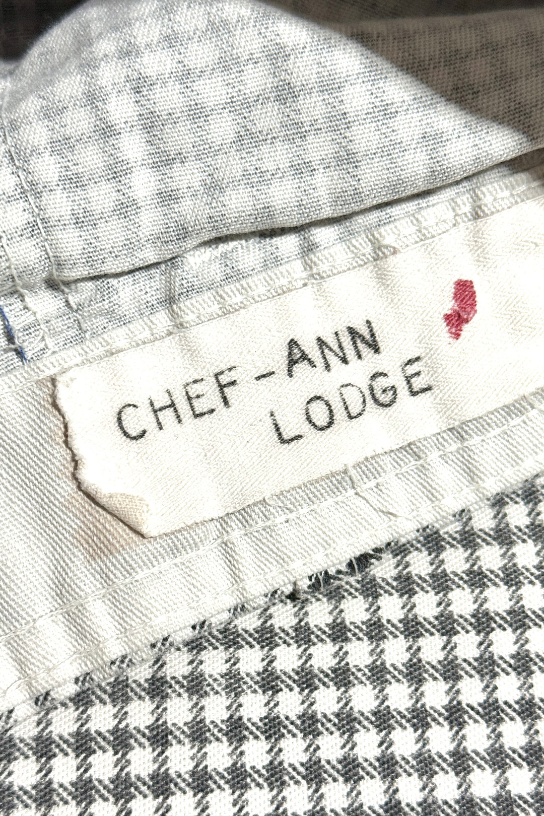 1960’S PST LODGE UNION MADE IN USA HOUNDSTOOTH WORKWEAR PANTS 30 X 30