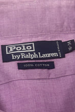 Load image into Gallery viewer, 1990’S POLO RALPH LAUREN SOLID POCKET L/S B.D. SHIRT LARGE
