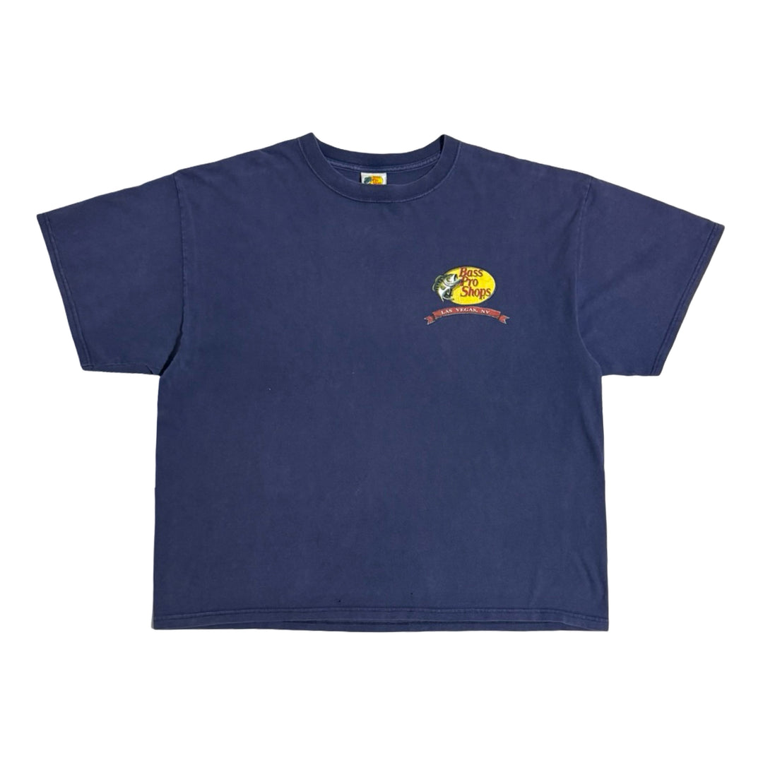 1990’S BASS PRO SHOPS LAS VEGAS SOUVENIR FADED & THRASHED S/S T-SHIRT XXL