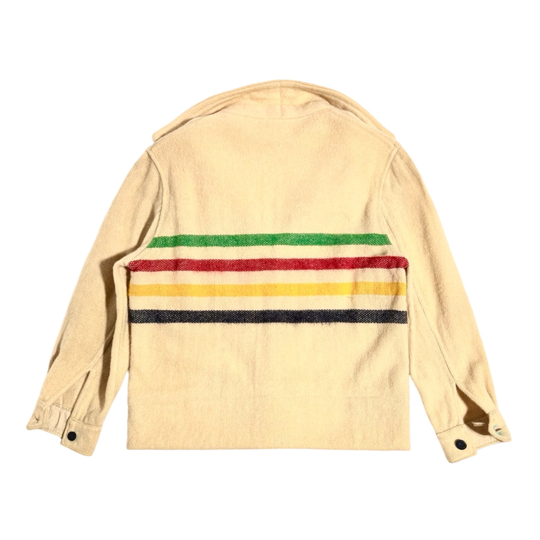 1960’S MASK X HUDSON’S BAY MADE IN CANADA CROPPED WOOL TYPE 2 TRUCKER JACKET MEDIUM