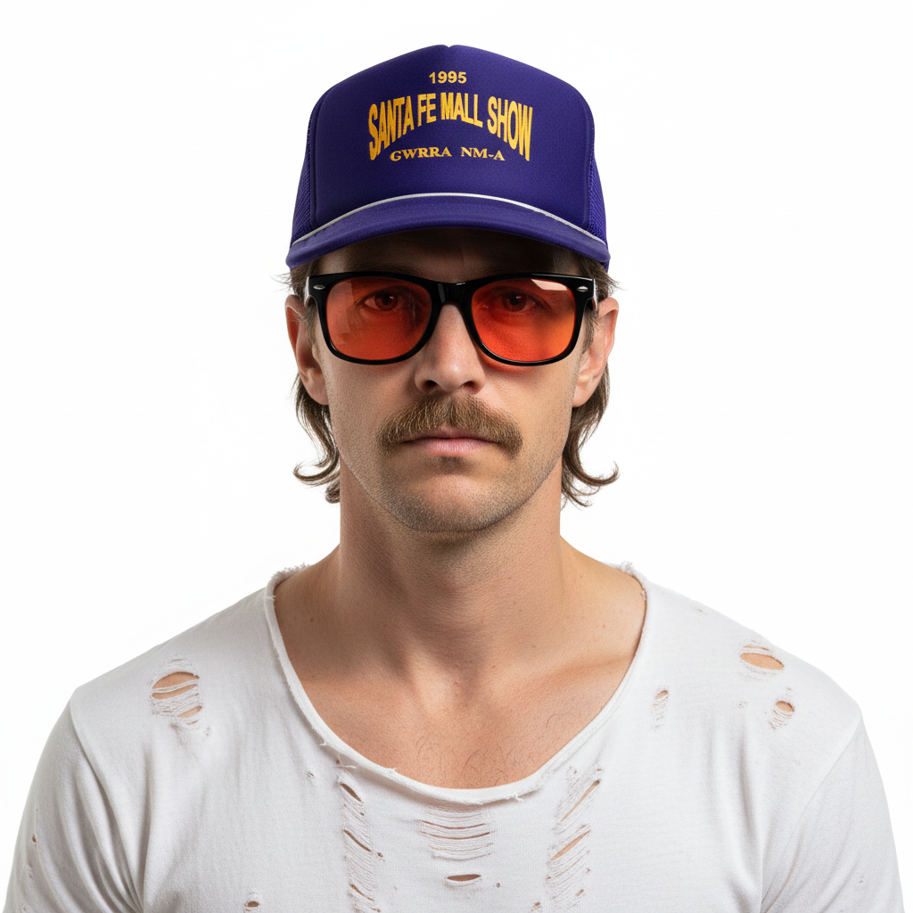 1990’S SANTA FE MALL SHOW FOAM & MESH TRUCKER HAT