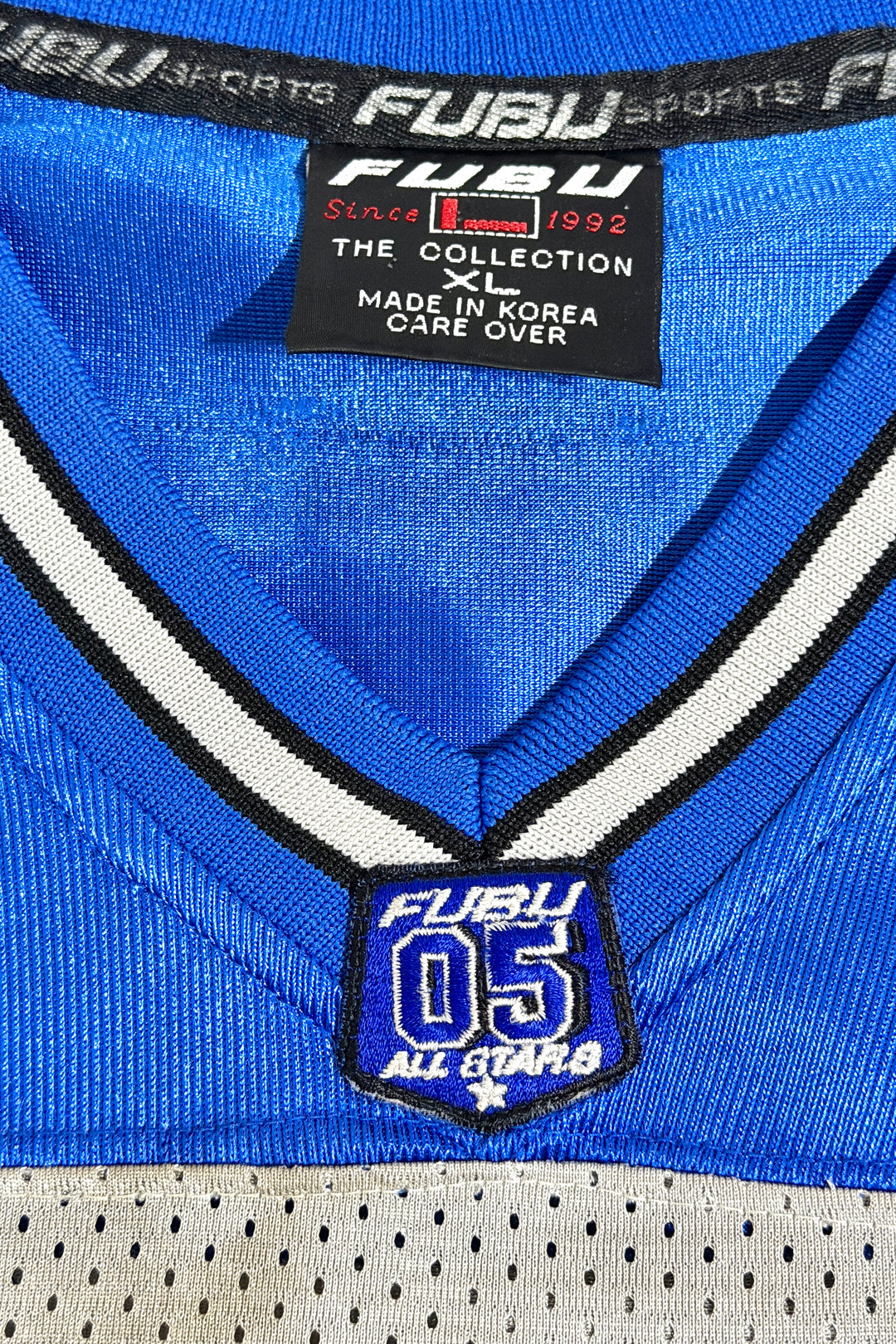 1990’S FUBU CLASSIC FOOTBALL “05” MESH S/S JERSEY SHIRT X-LARGE