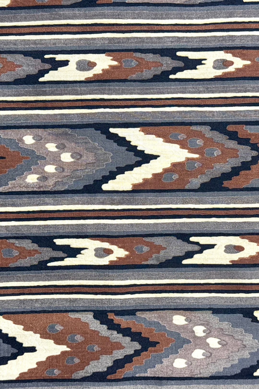 1970’S SILK SOUTHWESTERN STRIPE SCARF