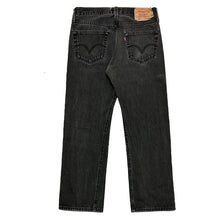 Load image into Gallery viewer, 1990’S LEVI’S 501 RED TAB BLACK DENIM JEANS 32 X 28
